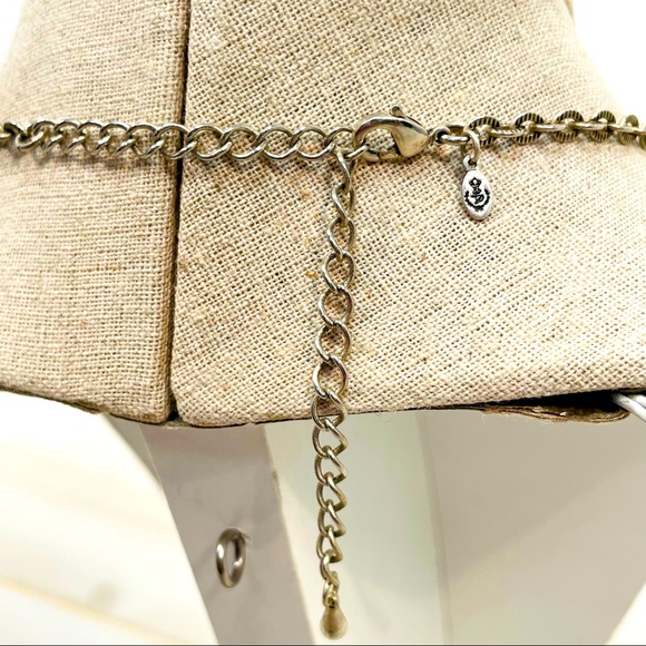 Premier Designs Silver Botanical Flower Floral Statement Necklace - Picture 4 of 7